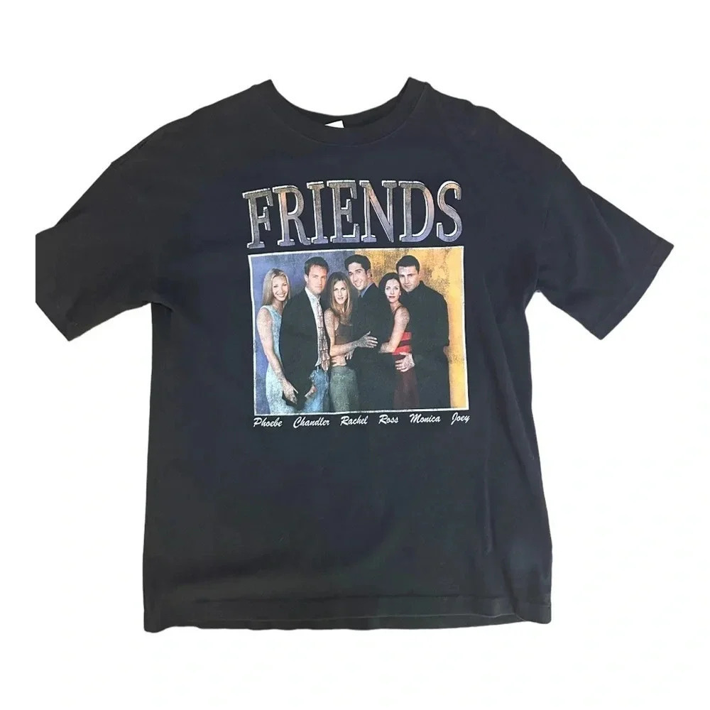 FRIENDS distressed graphic tee warner bros // XS